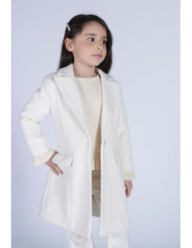 Cappotto crema elegant