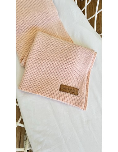 Coperta in lana rosa